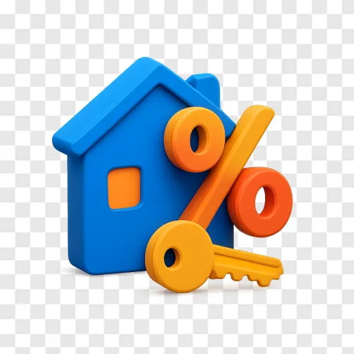 Mortgage Rate PNG Icon For Financial Designs