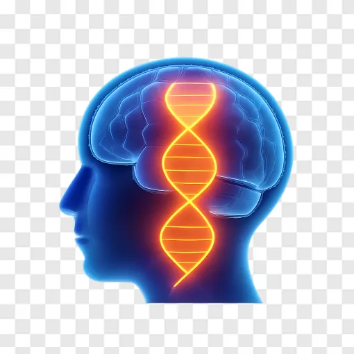 DNA Double Helix Science PNG Image
