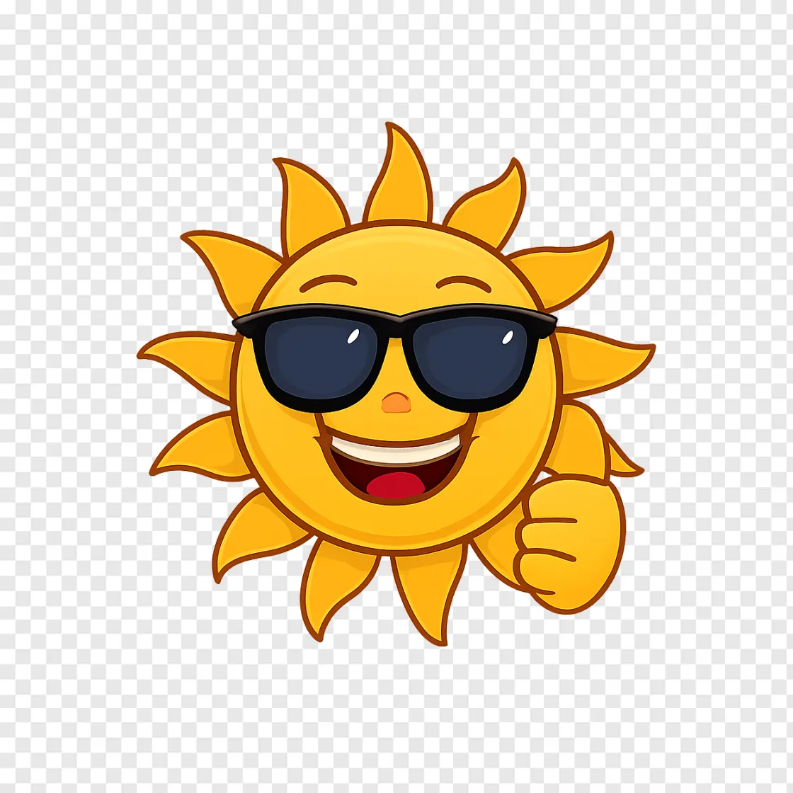 Cheerful Good Day PNG Transparent Image