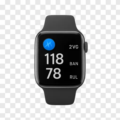 Blood Pressure Smartwatch PNG Transparent Image