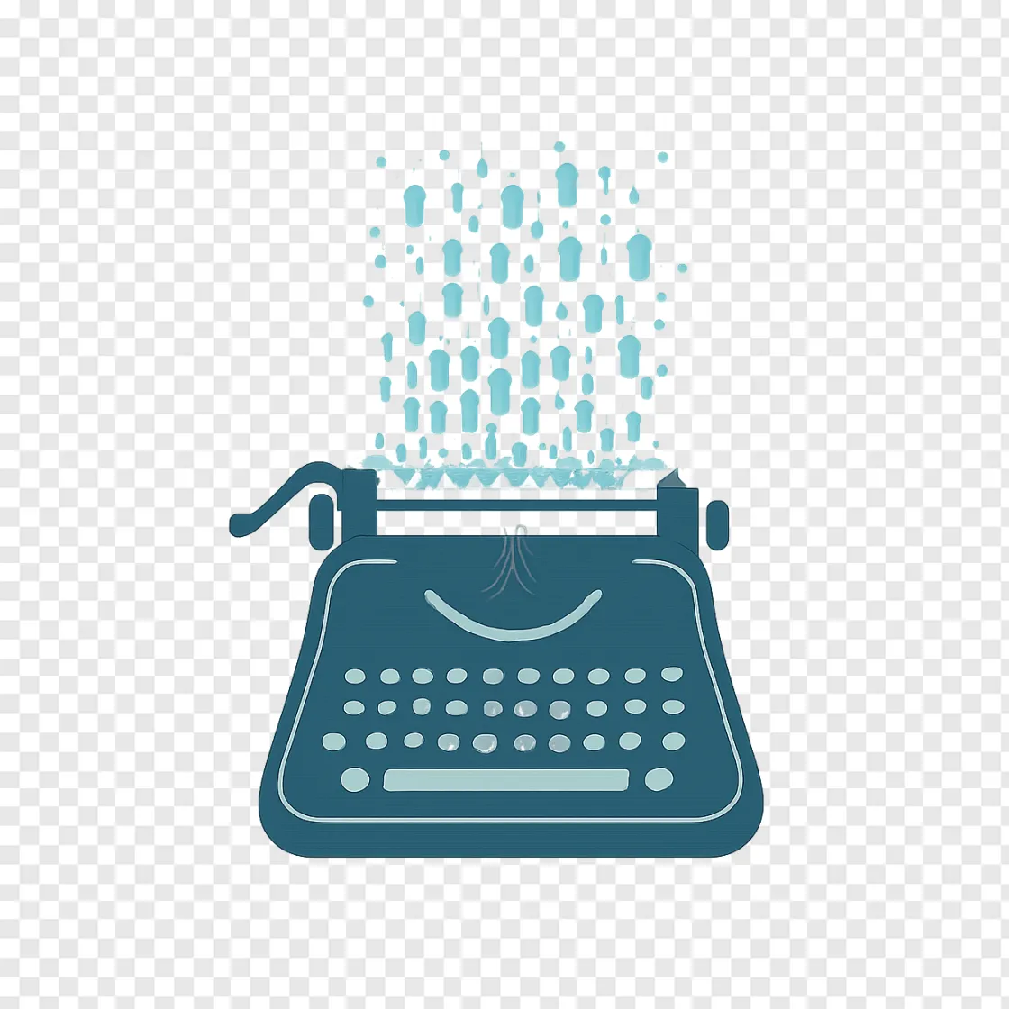 Human Writing Vs AI Concept PNG
