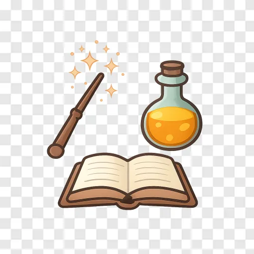 Magical Wizard Wand PNG Collection For Fantasy Designs