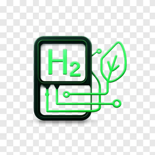 Clean Green Energy Fuel Cell PNG Transparent Image