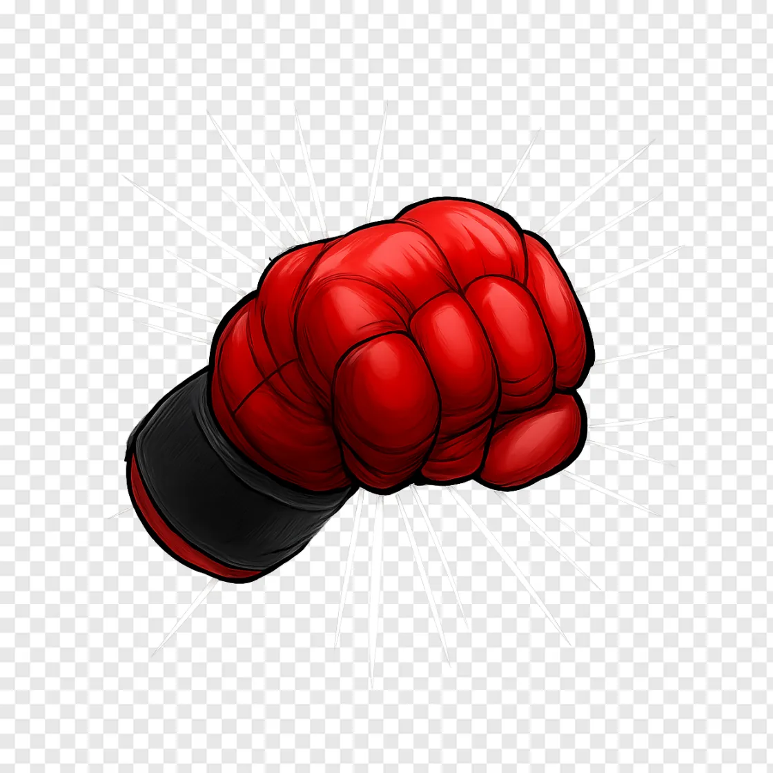 MMA Fighting Gloves PNG Transparent Image