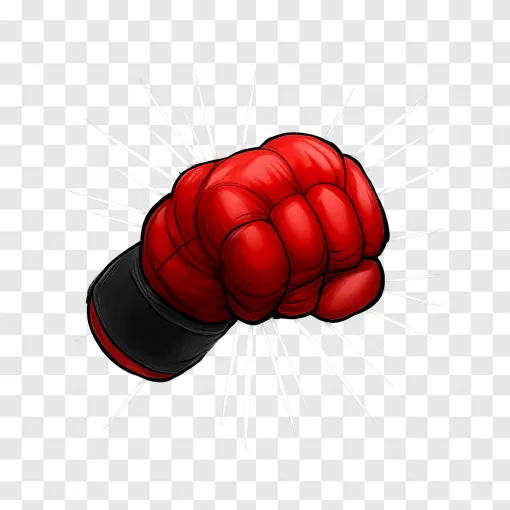 MMA Fighting Gloves PNG Transparent Image