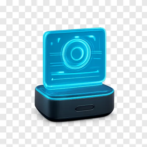 Futuristic Tech Gadget PNG Icon For Digital Designs