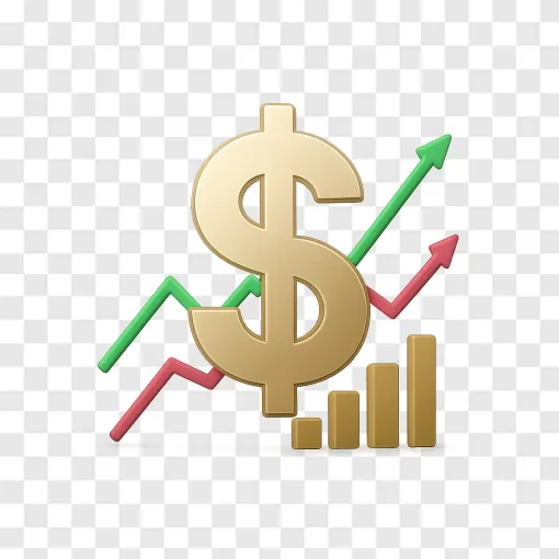 Stock Market Financial Growth PNG Transparent Image