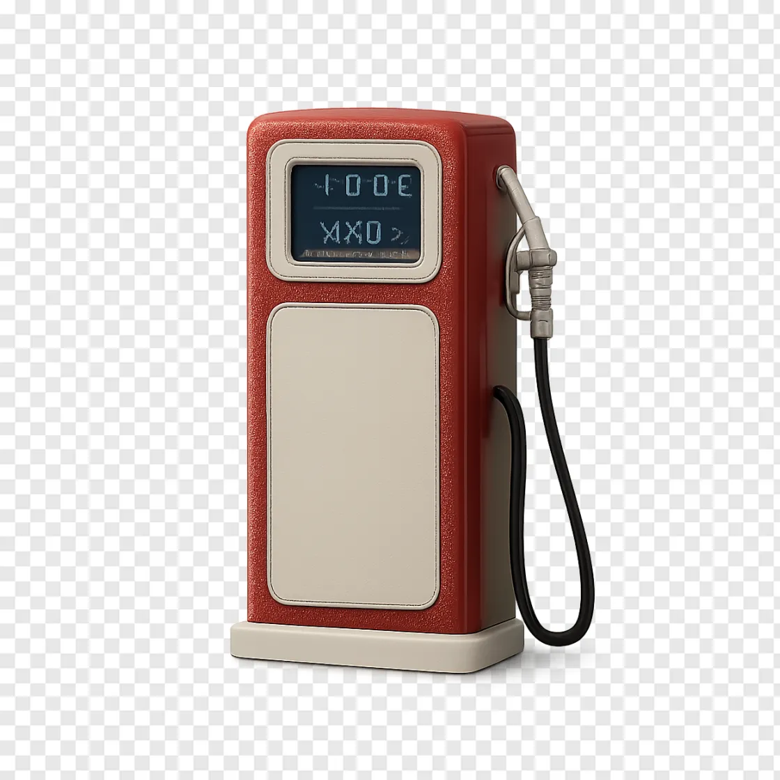 Gas Pump PNG Transparent Image For Financial Designs