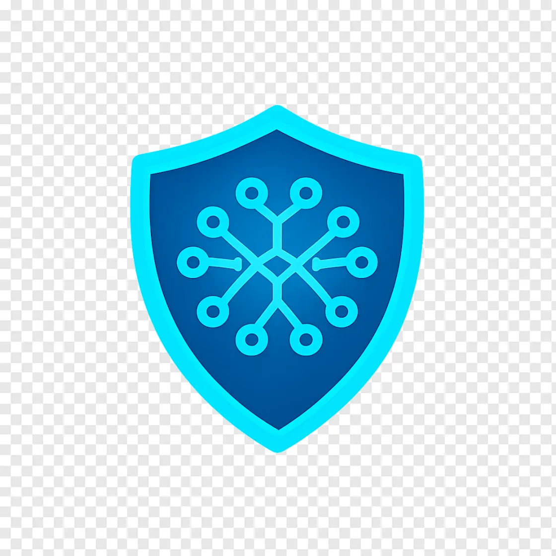 AI Safety Shield PNG Graphic