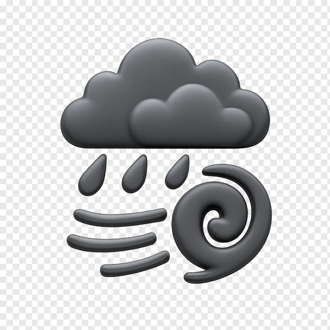 Hurricane Weather Icon PNG With Transparent Background