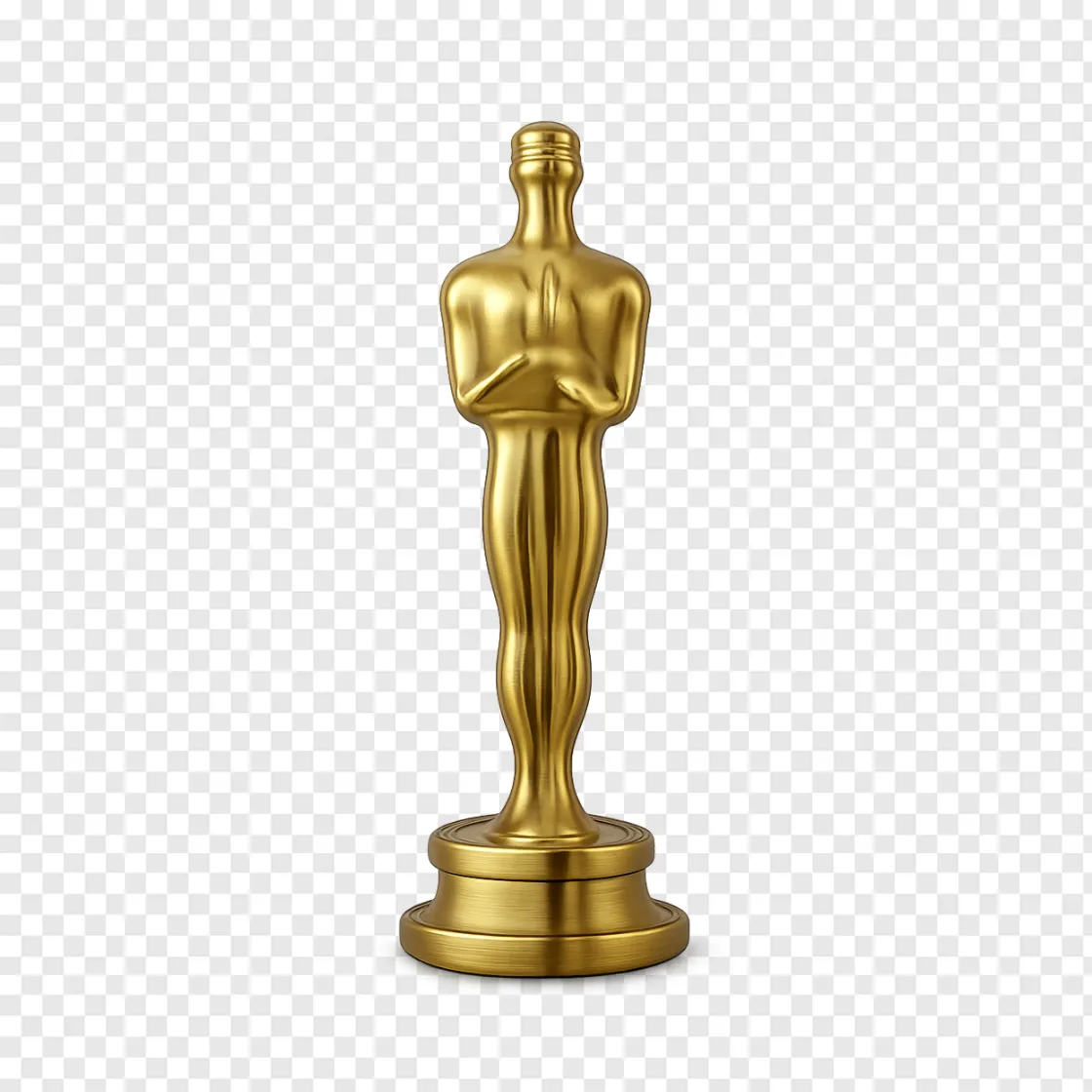 Emmy Award Trophy PNG Transparent Background