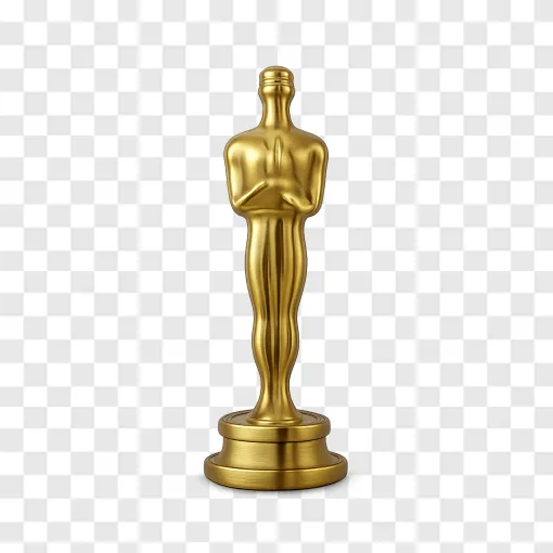 Emmy Award Trophy PNG Transparent Background