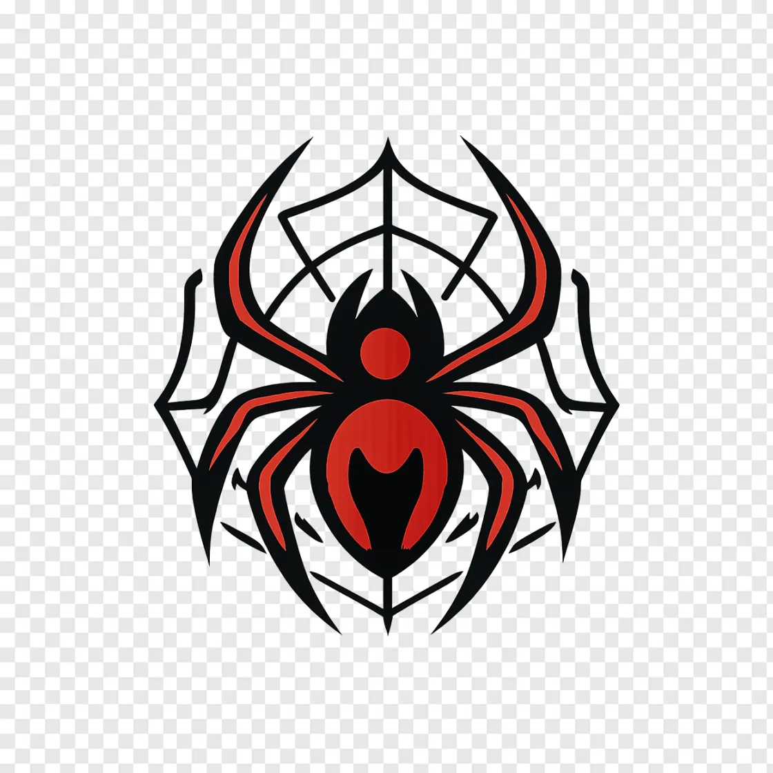 Spider Hero Emblem Transparent PNG