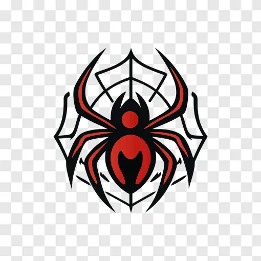 Spider Hero Emblem Transparent PNG