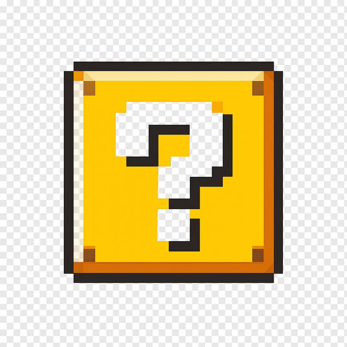 Minecraft Lucky Block PNG Transparent Image