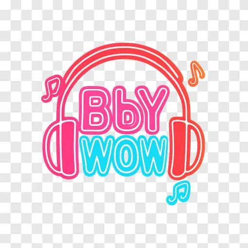 BbY WOW Karol G Music Logo Transparent PNG