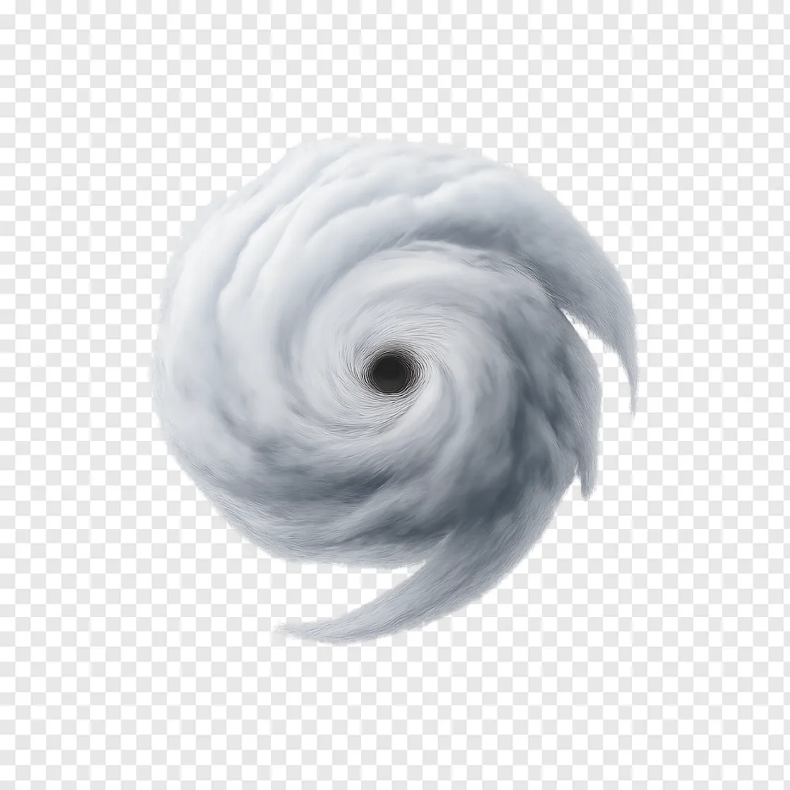 Hurricane Storm Cloud PNG Transparent Background