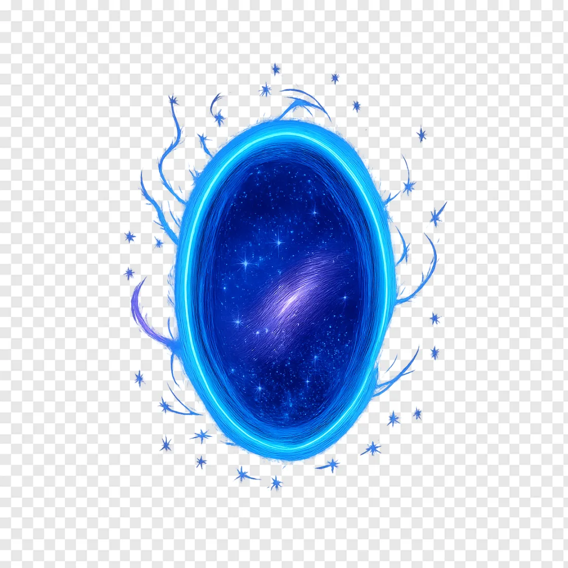 Cosmic Portal PNG Transparent Background