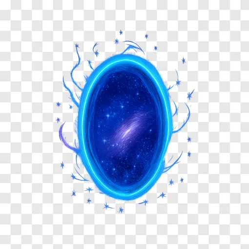 Cosmic Portal PNG Transparent Background