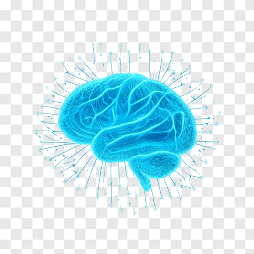 Artificial General Intelligence (AGI) PNG Concept