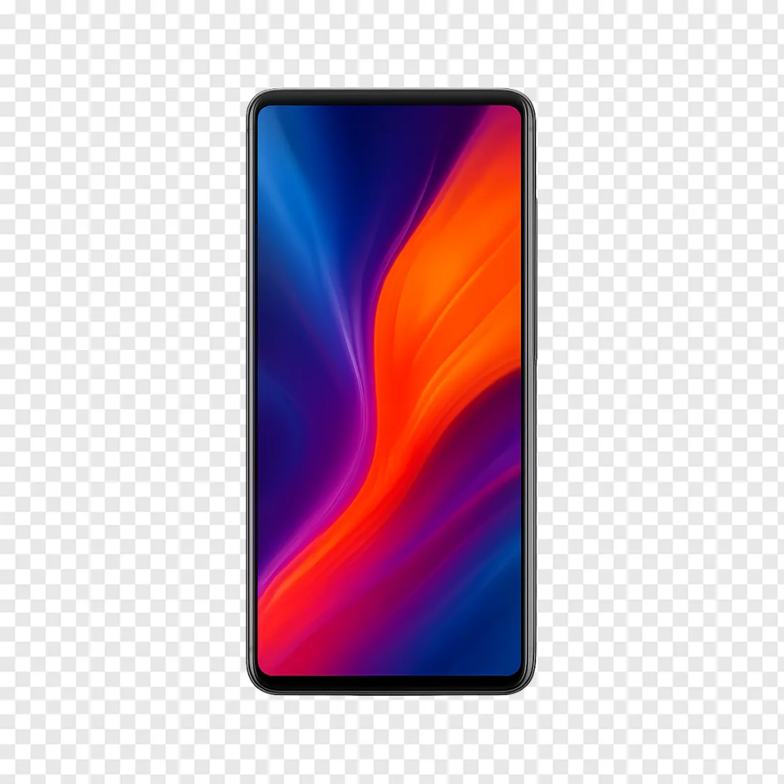 Modern Smartphone Mockup PNG Transparent Background