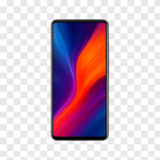 Modern Smartphone Mockup PNG Transparent Background