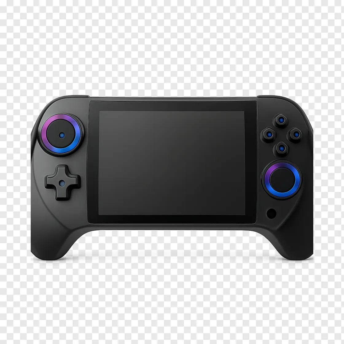 Modern Gaming Handheld Console PNG Transparent Image
