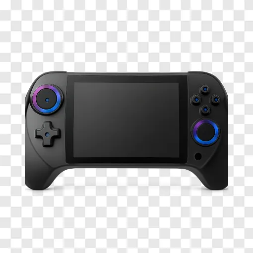 Modern Gaming Handheld Console PNG Transparent Image