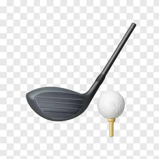 Professional Golf Club And Ball PNG Image