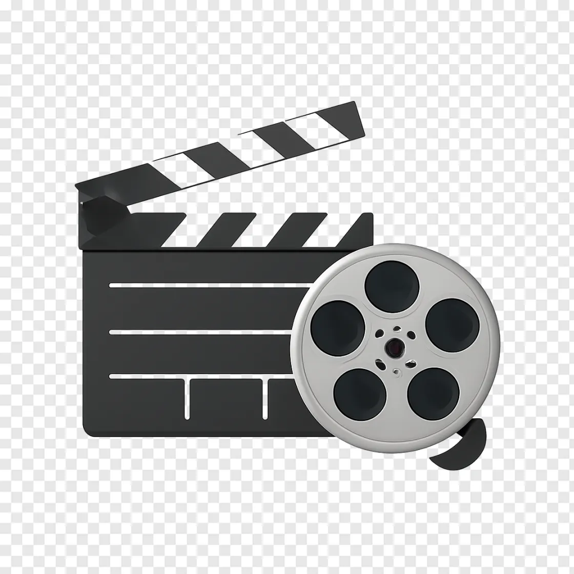 Film Production Clapperboard PNG Transparent Image