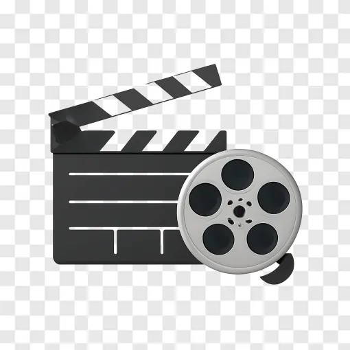 Film Production Clapperboard PNG Transparent Image