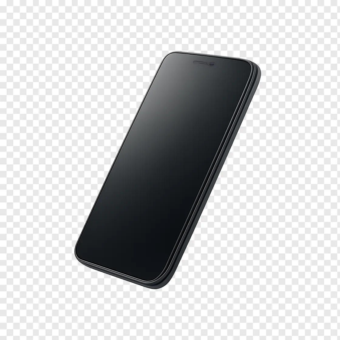 Sleek Modern Smartphone PNG Transparent Image