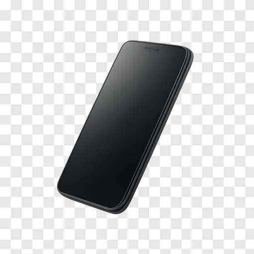 Sleek Modern Smartphone PNG Transparent Image