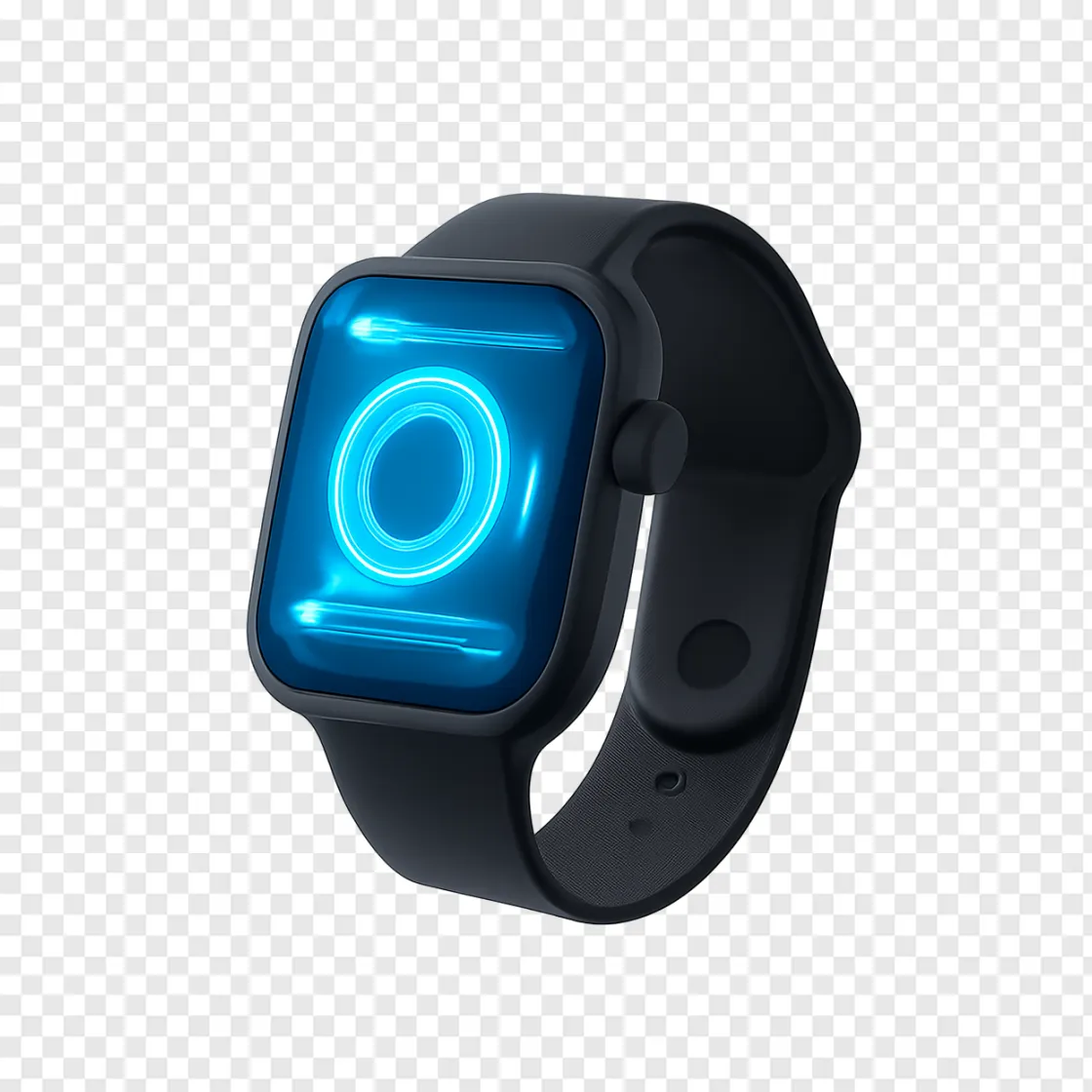 Futuristic Smartwatch PNG Icon For Tech Reviews