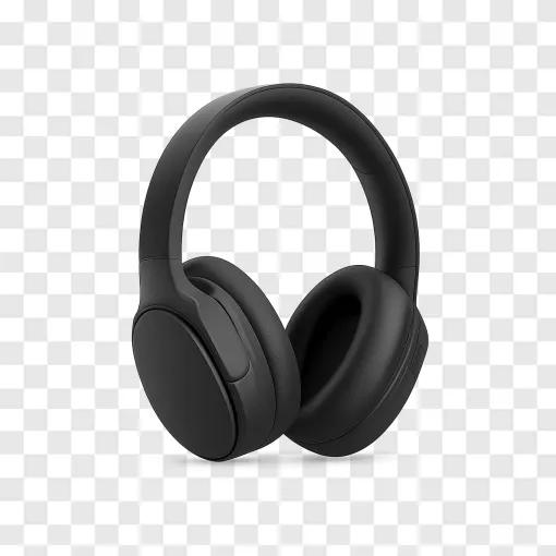 Wireless Over-Ear Headphones PNG Transparent Image