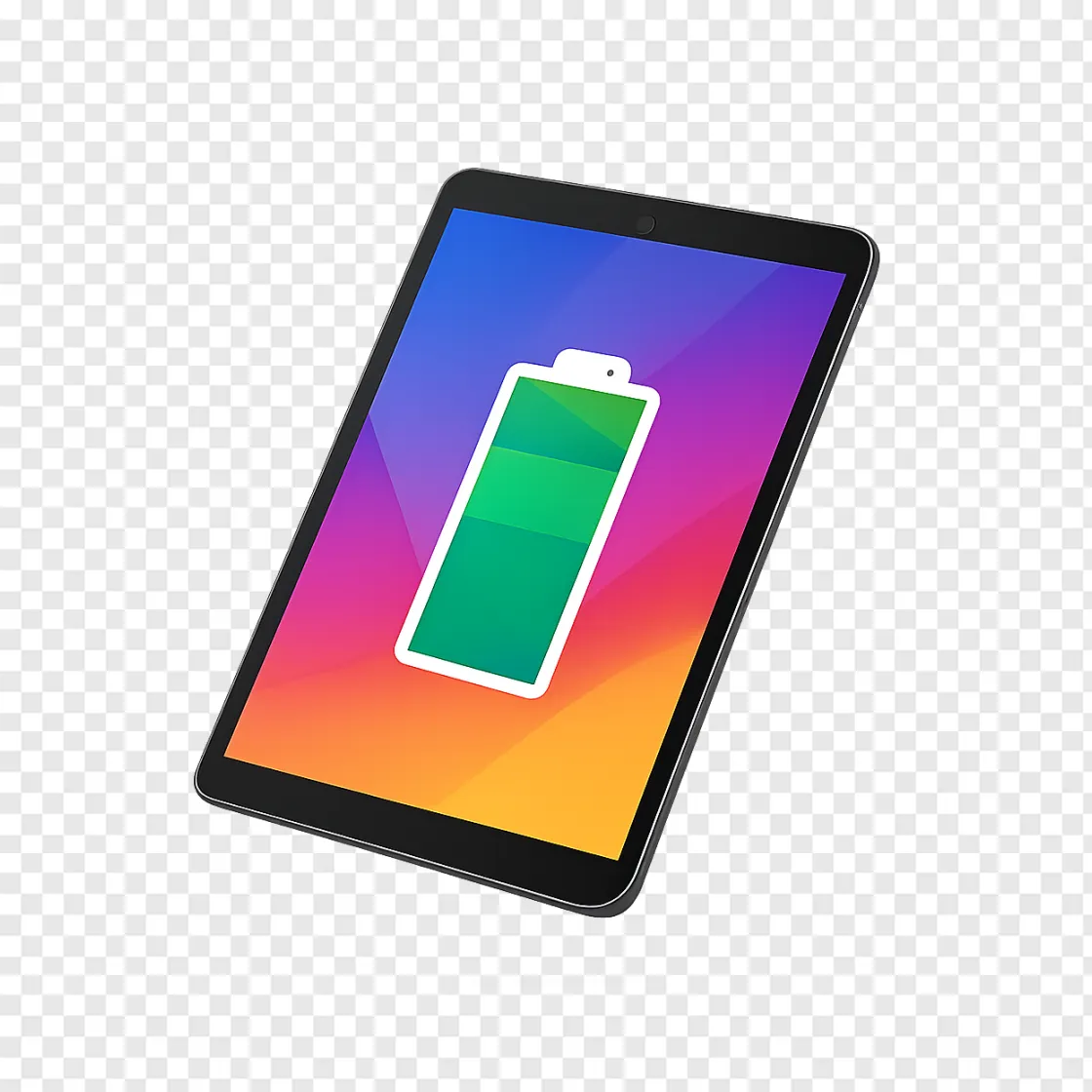 Modern Android Tablet PNG Image For Tech Designs