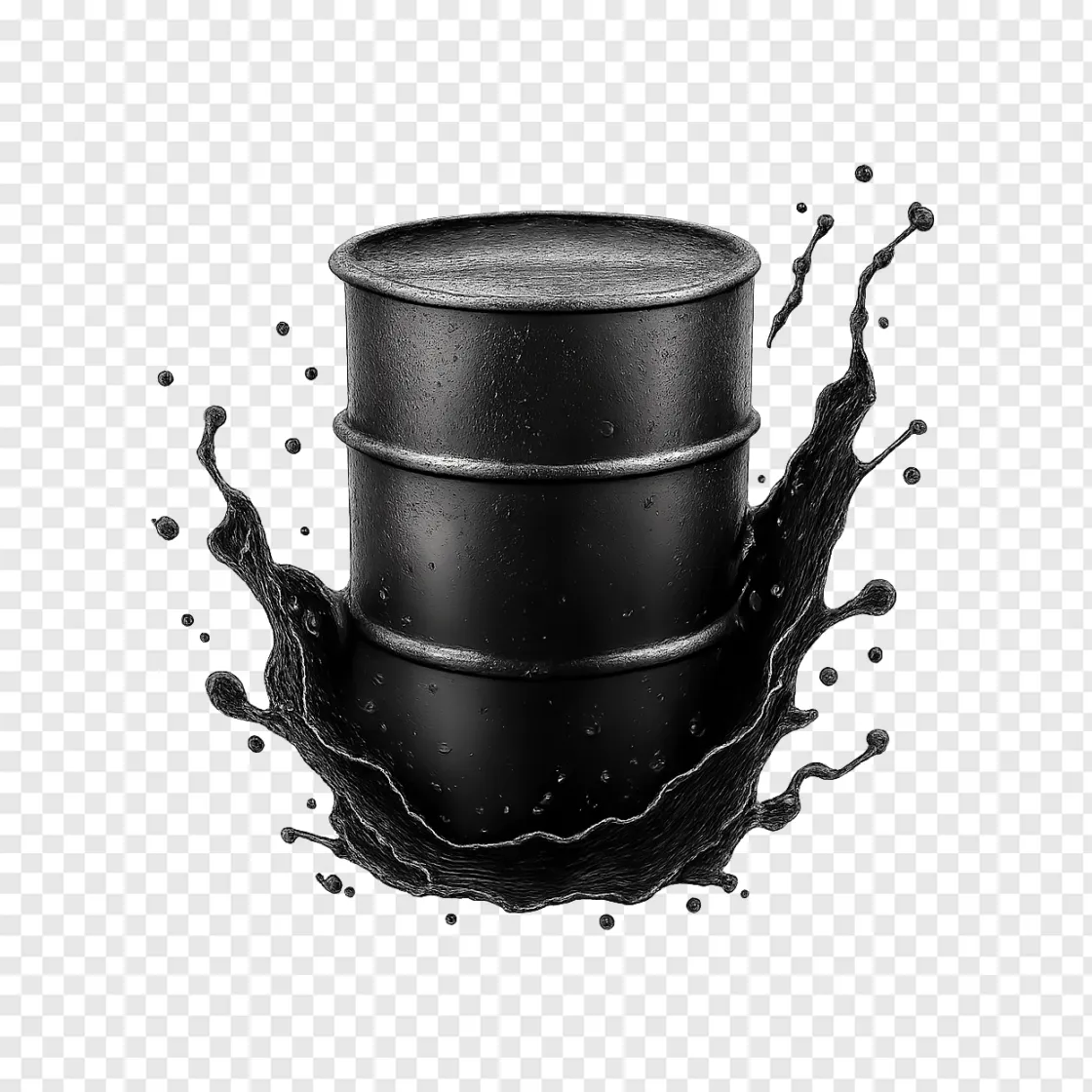 Crude Oil Barrel PNG Image With Transparent Background