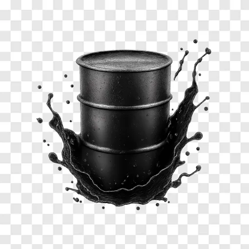 Crude Oil Barrel PNG Image With Transparent Background