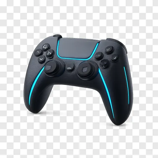Futuristic Gaming Controller PNG Image