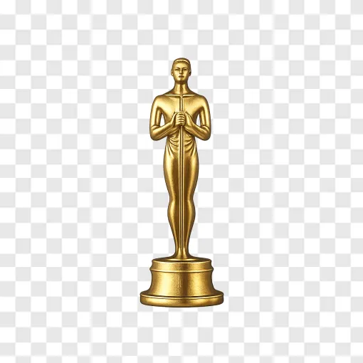 Emmy Award Trophy PNG Transparent Background