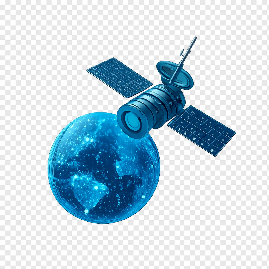 Satellite Earth Observation PNG Transparent Image