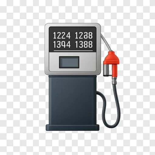 Gas Pump PNG Transparent Background