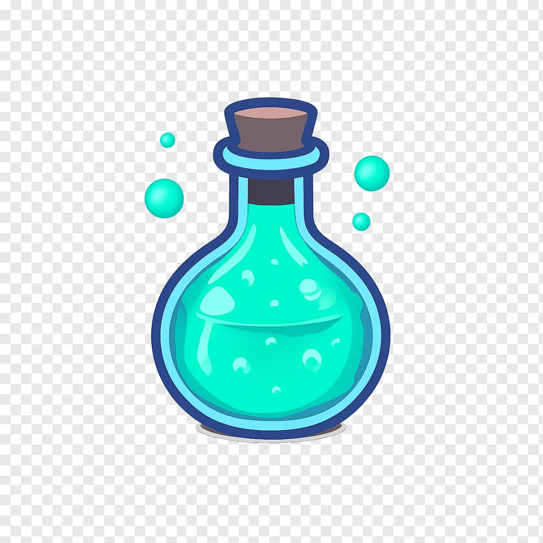 Magic Potion PNG Game Asset
