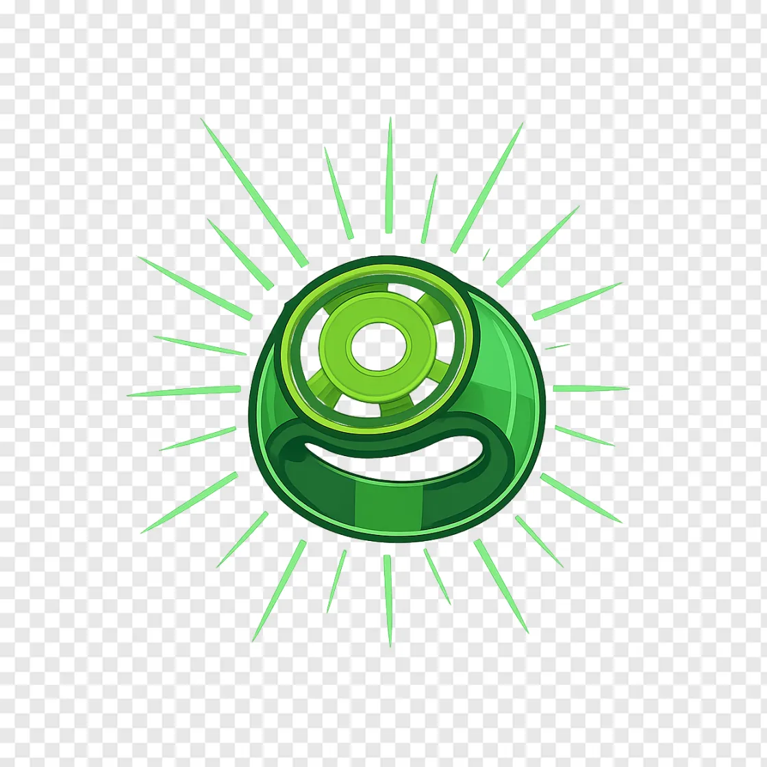 Green Lantern Power Ring PNG Transparent Background