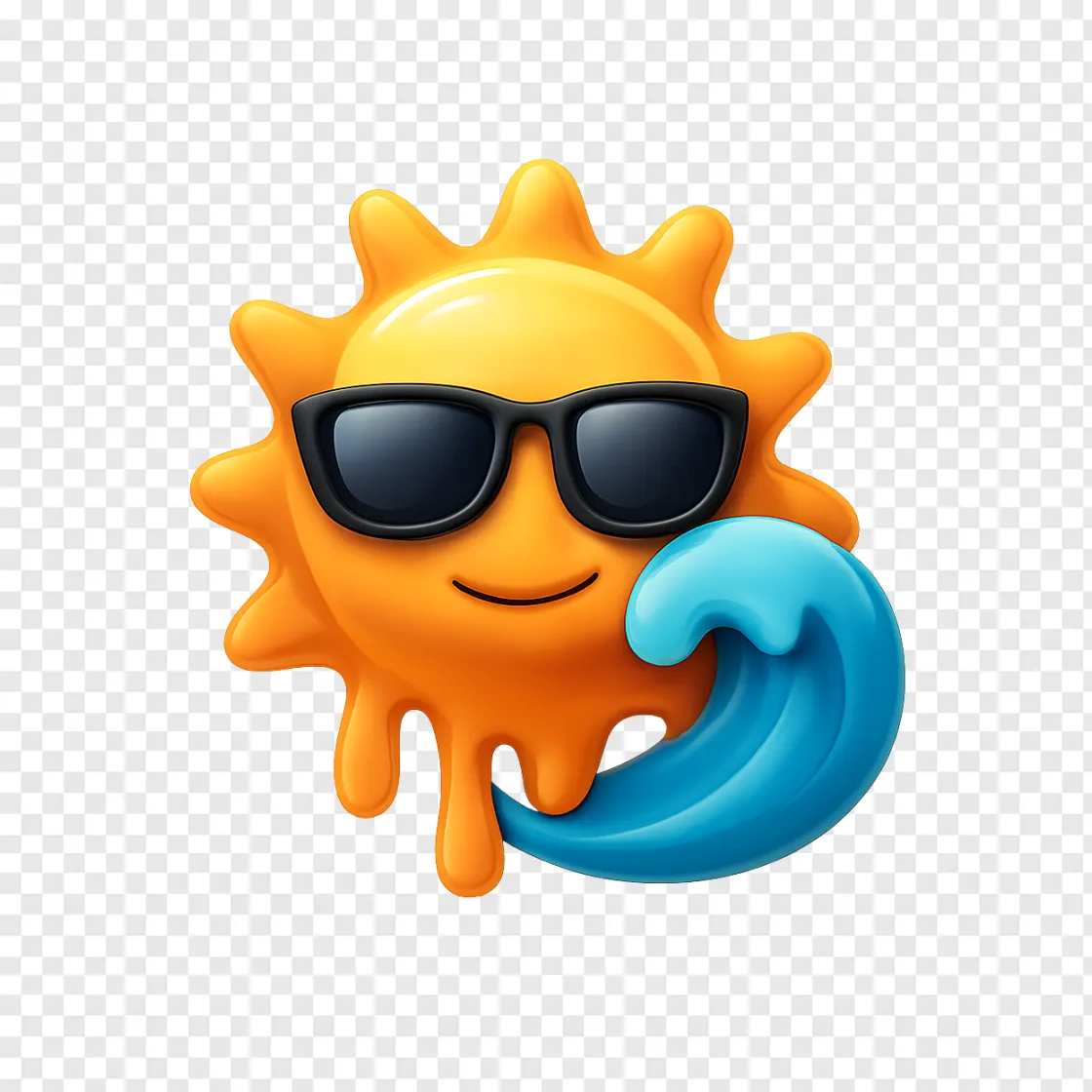 Extreme Heat And Tropical Weather PNG Graphic