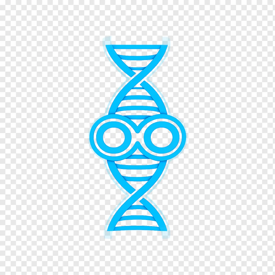 Biotech DNA Helix PNG Transparent Image