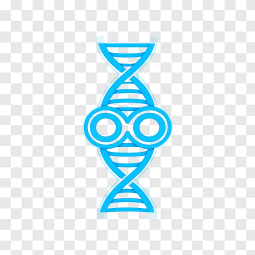 Biotech DNA Helix PNG Transparent Image