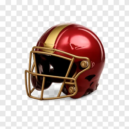 San Francisco 49ers Helmet PNG Transparent Background