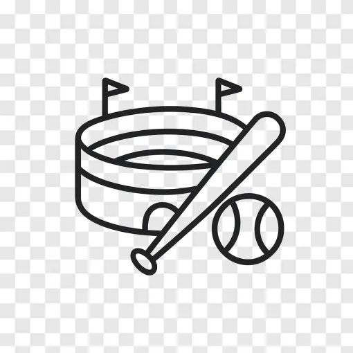 Modern Baseball Stadium PNG Image
