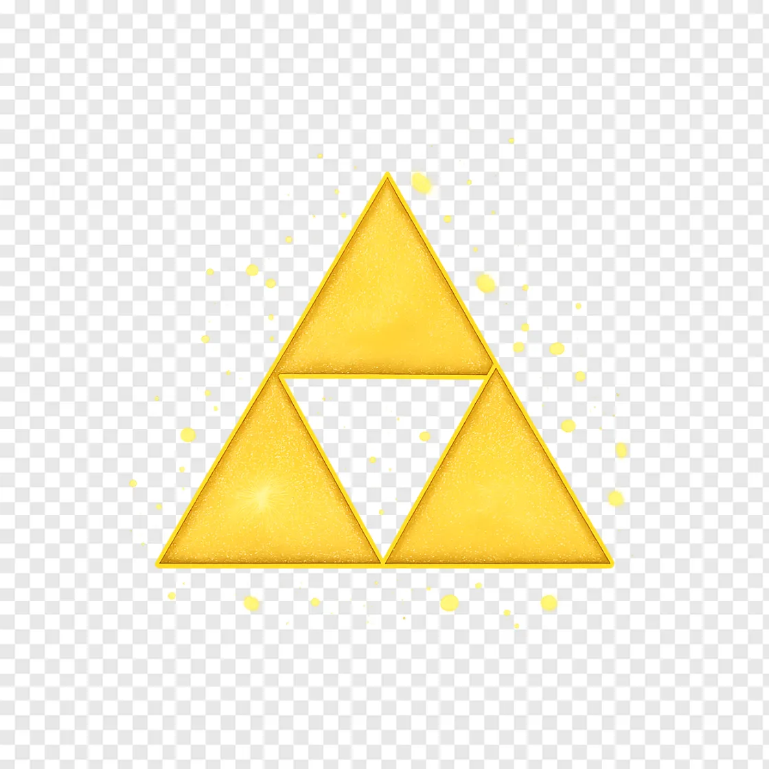 Triforce Legend Of Zelda PNG Transparent Image